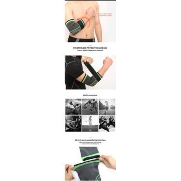 Imagem de Tensor Compressão Suporte Protetor Cotovelo Treino Tendinite - LUTINGS