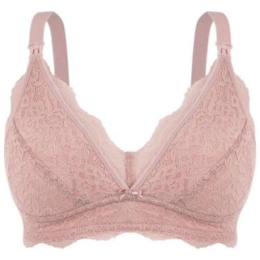 Imagem de Sutiã Amamentação Rendado Liebe 413400, 46, Nude