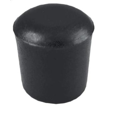 Imagem de Ponteira externa redonda pvc 25x25mm - preto - ROMBALDI