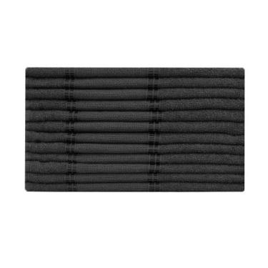 Imagem de KIt 12 Toalhas Lavabo Rekint Perfeito Estilo, Preto