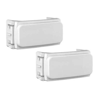Imagem de Conjunto com 2 módulo cego composé branco - WEG