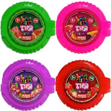 Imagem de Goma de Mascar Tira Frutas Kit com 4 Unidades - Audaz Foods, Goma de M