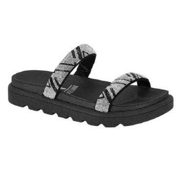 Imagem de Papete vizzano 2 tira pronta strass 6459.110.24698, 37, Preto