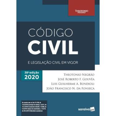 Imagem de Livro - Código Civil e Legislação Civil em Vigor - 38ª Edição 2020