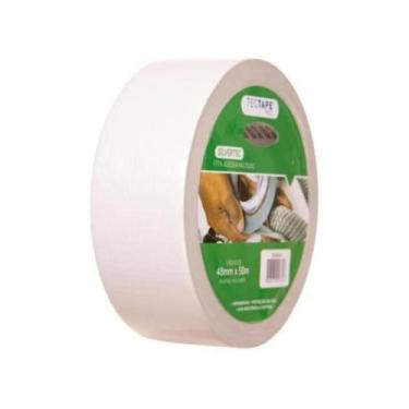 Imagem de Fita Tecido Adesiva Multiuso Silver Tape Branca 48Mm X 50 Mt - Tectap