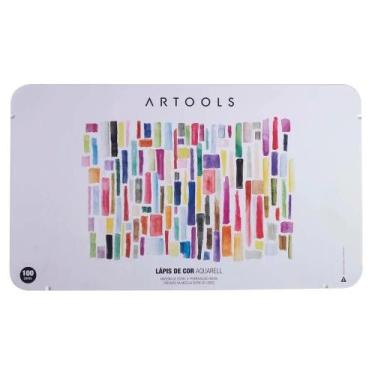 Imagem de Lápis de Cor Aquarelável Artools Aquarell C/ 100 Cores