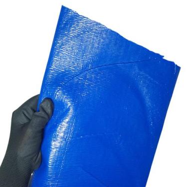 Imagem de Rolo de 20 Metros de Mangueira Flat Azul Achatada 6 Polegadas Irrigaçã