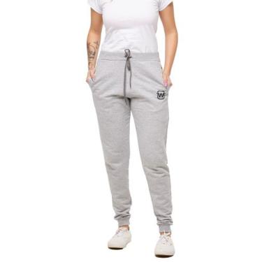 Imagem de Calça de moletom plus size feminina jogger slim sport wooks - m10p, Ci