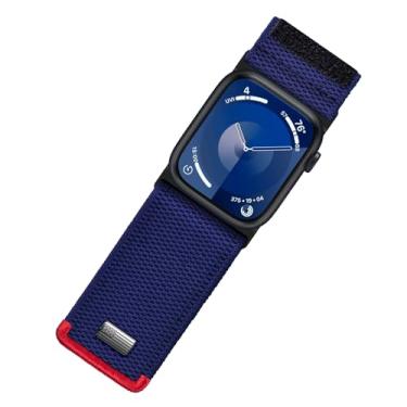 Imagem de Tefeca Pulseira Ultrawide Fortitude Elite Series compatível com Apple Watch Ultra 2/Ultra de 49 mm, série 10 de 46 mm, séries 9/8/7 de 45 mm, SE2/SE/6/5/4 de 44 mm (Hyper Blue Patriot, GG para 49