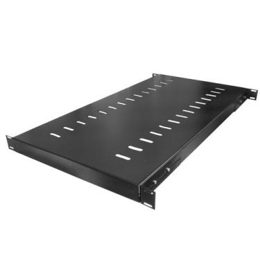 Imagem de Bandeja Fixa Ventilada 1U x 800 mm 4 PT- Preto - Pier Telecom
