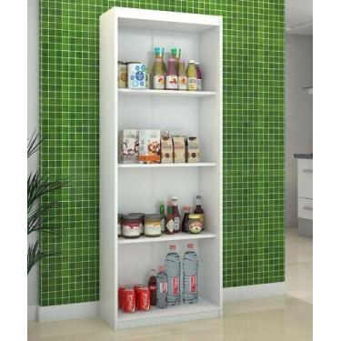 Imagem de Aparador Cozinha Armário Porta Utencilios Branco - Decore com Amor