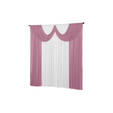 Imagem de Cortina Paris 4 Metros Quarto Sala Igreja Malha Gel  - Dennis Confecçõ