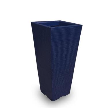 Imagem de Vaso De Planta Decorativo Quadrado Polietileno 75X40 ul - Foster Plast