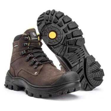 Imagem de Bota Masculina Confortável  Coturno Cano Curto para Trabalho Moderna L