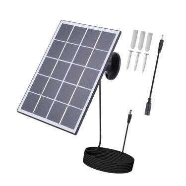 Imagem de BaotyJie Carregador de painel solar multiuso estável câmera de segurança carregamento para luzes de publicidade ao ar livre semáforos luzes de rua, Preto