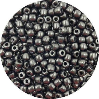 Imagem de Passante Miçanga Tererê Plástico Preto 10mm 10pçs 5g - Macall