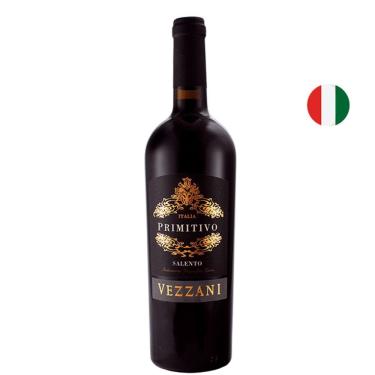 Imagem de Vinho Tinto Italiano Vezzani Primitivo di Salento IGT 750ml
