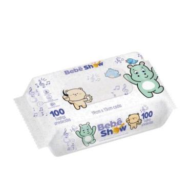 Imagem de Toalhas Umedecidas Bebe Show Kit C/06 Unid 100 Toalinhas 600 UNid