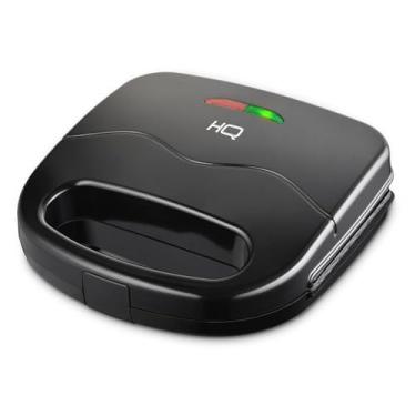 Imagem de Sanduicheira Grill Elétrico HQ 750W Antiaderente Preto HQ-SG003 127V