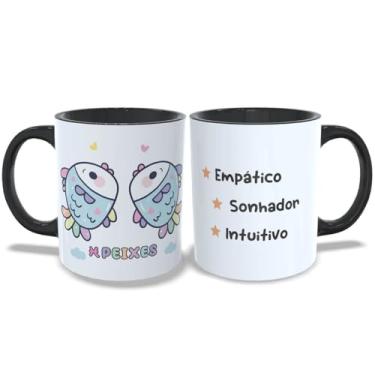 Imagem de Geek Vip, Canecas Criativas Signos Kawaii Oficial Geek Vip Modelo:Peixes