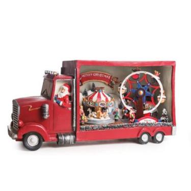 Imagem de Mini Caminhão De Natal Com Movimento Miniaturas Luz E Som - Cromus, 26