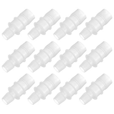 Imagem de PATIKIL 12 peças de acessórios de mangueira de plástico de 1,27 cm a 7/22.9 cm, acessórios para tubos redutores, adaptador de tubulação, kit de junta de emenda de união para sistema de água e gás de