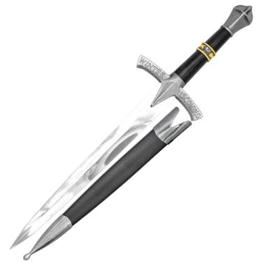 Imagem de Armory Replicas - Adaga Frozen sobre estilo medieval - Faca de cosplay de fantasia de aço inoxidável de reconstituição histórica com bainha dura