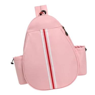 Imagem de Deevoka Mochila de tênis Backpack MultiPurisse Lightweight com garrafinha de água Bolsa de raquete multifuncional de badminton bolsa, Rosa