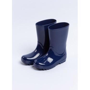 Imagem de Galocha Infantil Cano Alto Menino Azul - Molekada, 27/28