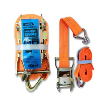 Imagem de Cinta Catraca Carga 2 Toneladas 38mm 5 Metros Para Amarração