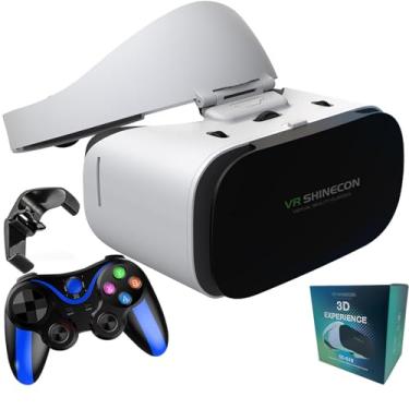Imagem de 3D VR Headset, Óculos Inteligentes Para Jogos Headset Video Display Glasses Ajuste De Miopia 600°, Para IPhone 16/15, Steam Deck, ROG, Mac, PC, Android E IOS(V13)