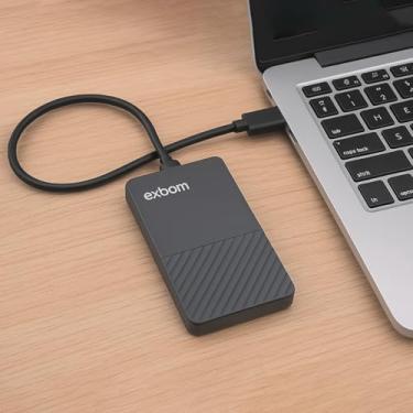 Imagem de HD Externo Slimvault Portátil USB 3.1 com USB-C Alta Velocidade Para PC e Notebook Para Backup e Mídia HD Externo 1TB Portátil Para Arquivos e Mídias