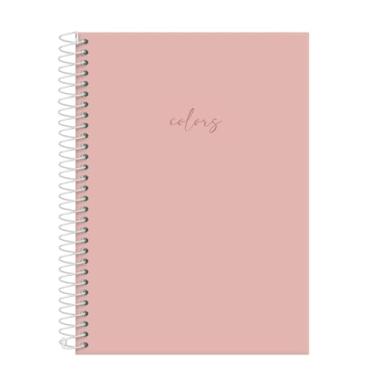 Imagem de Caderno Colegial Solid Colors Rosê 15 Matérias