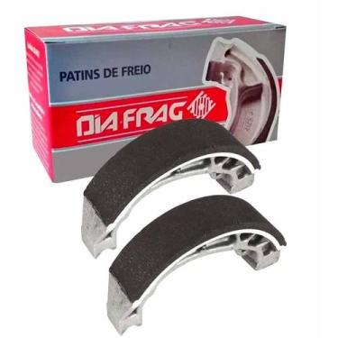 Imagem de Patim de Freio Lona Yes 125 Intruder 125 250 Apache 150 Katana 125 Gsr