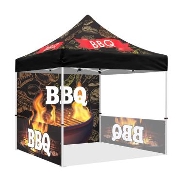 Imagem de ABLEM8CANOPY Barraca de dossel personalizada 25 x 25 cm com logotipo, barraca pop-up personalizada com paredes opcionais para eventos de negócios, feiras, mercado de fazendeiros, bolsa de rolo
