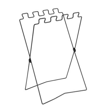 Imagem de Suporte de Sacola de Lixo, Suporte Portátil de Bolsa de Folhas de Papel Com Aço Inoxidável de Lixo de Lixo de Lixo de Aço Inoxidável para Piquenique para Churrasco de (Preto)