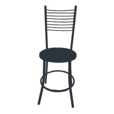 Imagem de Cadeira Firenze Pintura Epóxi Preta - Flape