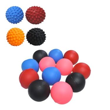 Imagem de Kit 4 Bolas Para Massagem Bolas Exercitadoras Cravo e Lisa, Esfera Fisioterapica Grip Ball Fisioball, Bolinha Pasa Fisioterapia Masseadores Para Maos Pés Pernas Corpo-Bola Massageadora Para Dor Muscular OU PET