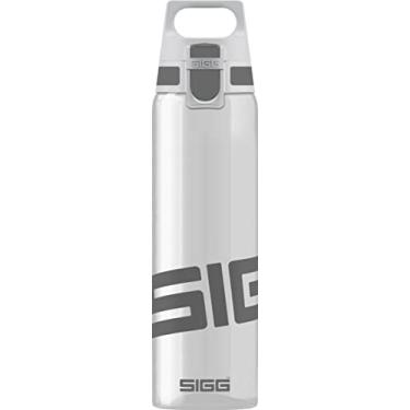 Imagem de SIGG Total Clear ONE Anthracite, garrafa de água esportiva, Tritan, livre de BPA – 600 ml