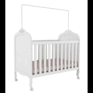 Imagem de Berço Moveis Peroba Elo Americano Provençal minicama MDF