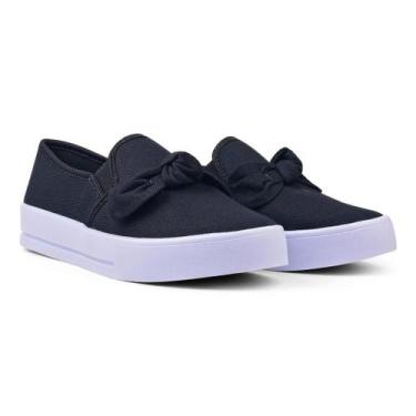 Imagem de Tênis Feminino Slip On Confortável Mule Casual Iate Confortável Dia a 