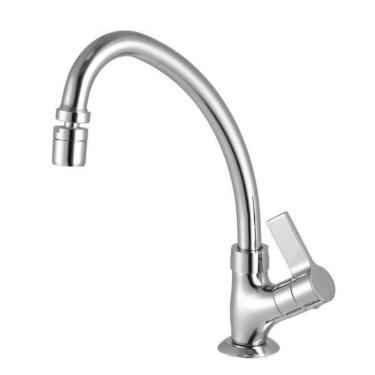 Imagem de Torneira Para Cozinha Com Bica Móvel De Mesa Atria 1173 Bj Aa Meber Metais Cromado