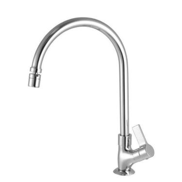 Imagem de Torneira Para Cozinha Com Bica Móvel De Mesa Atria 1173 Bga Aa Meber Metais Cromado