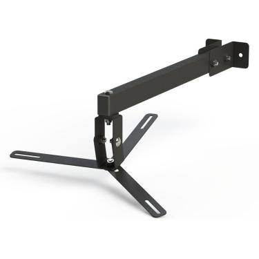Imagem de Suporte Projetor Datashow Mini Led Parede Braço 40 Cm - Preto