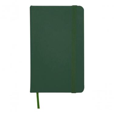 Imagem de Caderneta Tipo Moleskine Anotações 13x8 S Pauta Envio Rápido Cor Verde