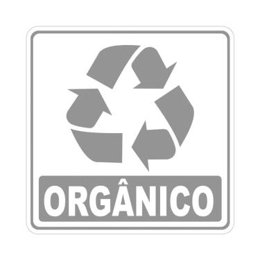 Imagem de Adesivo Lixo Reciclavel 15cmx15cm Nome Do Desenho Orgãnico