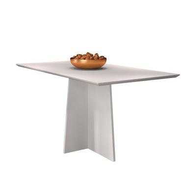 Imagem de Mesa De Jantar Ana 160x90 Off White - New Ceval Off White