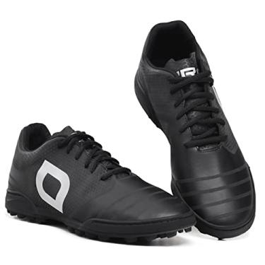 Imagem de Chuteira Society Masculina Pro Soccer – Alta Performance para Futebol em Grama Sintética | Solado Costurado, Estilo Profissional e Máxima Durabilidade (Prata, BR, Adulto, Numérico, 43)