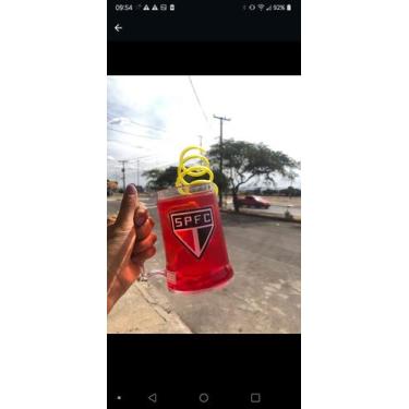 Imagem de Copo de time Flamengo, sao paulo  - Papelaria