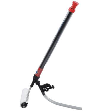 Imagem de Rolo de Pintura Com Reservatorio Tinta Automatico Retratil Profissional Tubo Pintar Parede Teto Sala Casa Deck Quarto